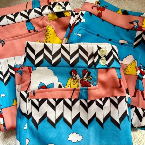 Vintage David Smith Golf Pants • Men’s Colorful ’70s Poly Slacks • 34 36 38 - Picture 14 of 14